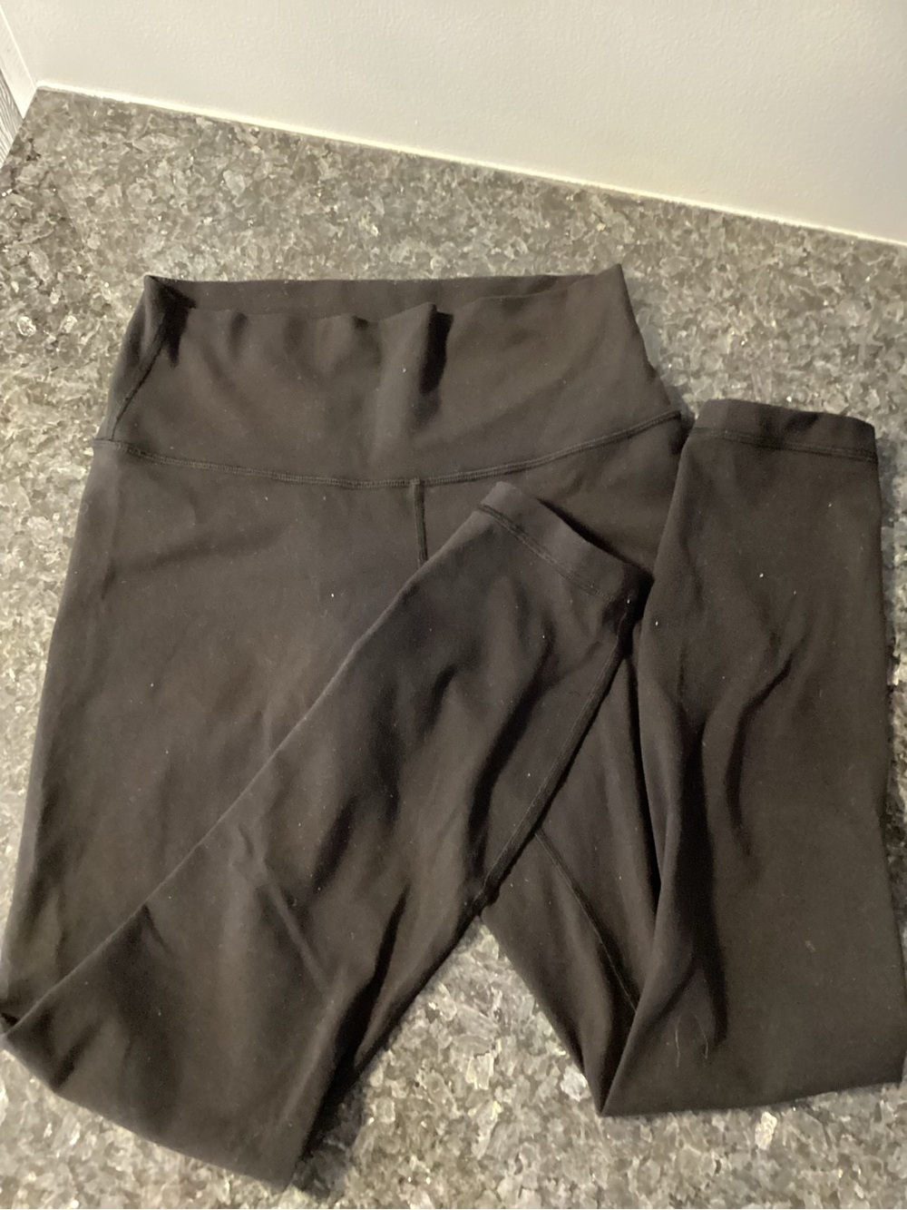 lululemon athletica Black Workout Leggings with Size Dot